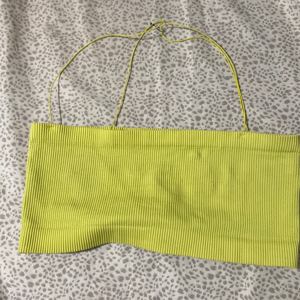 Urban outfitters strappy tube top crop top